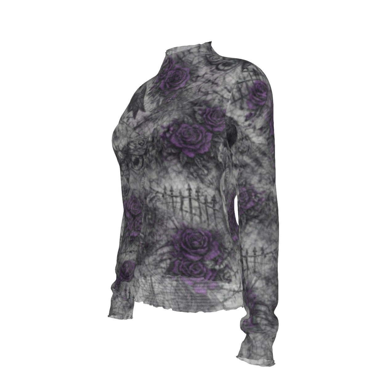 Rose Garden Cemetery Mesh Top