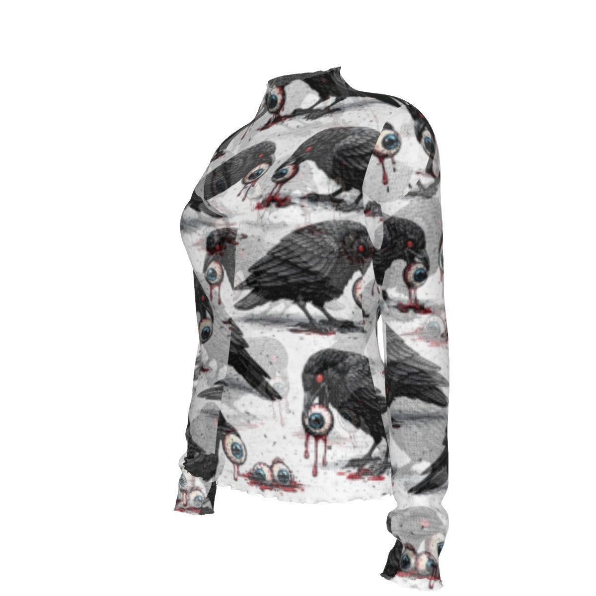 Raven Feast Mesh Top
