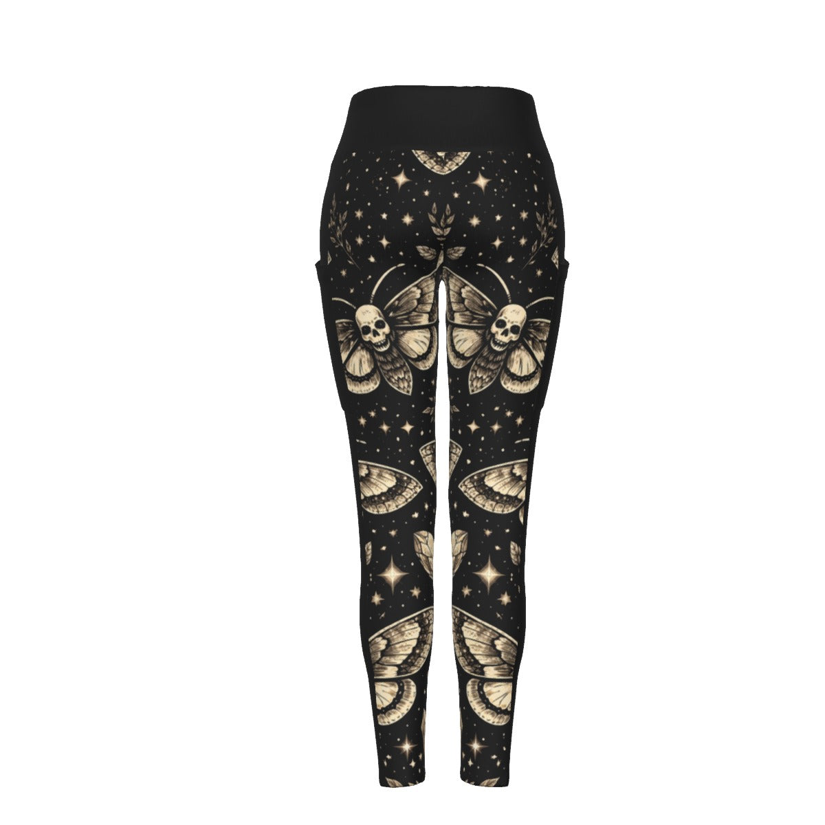 Death Moth Side Pocket Leggings