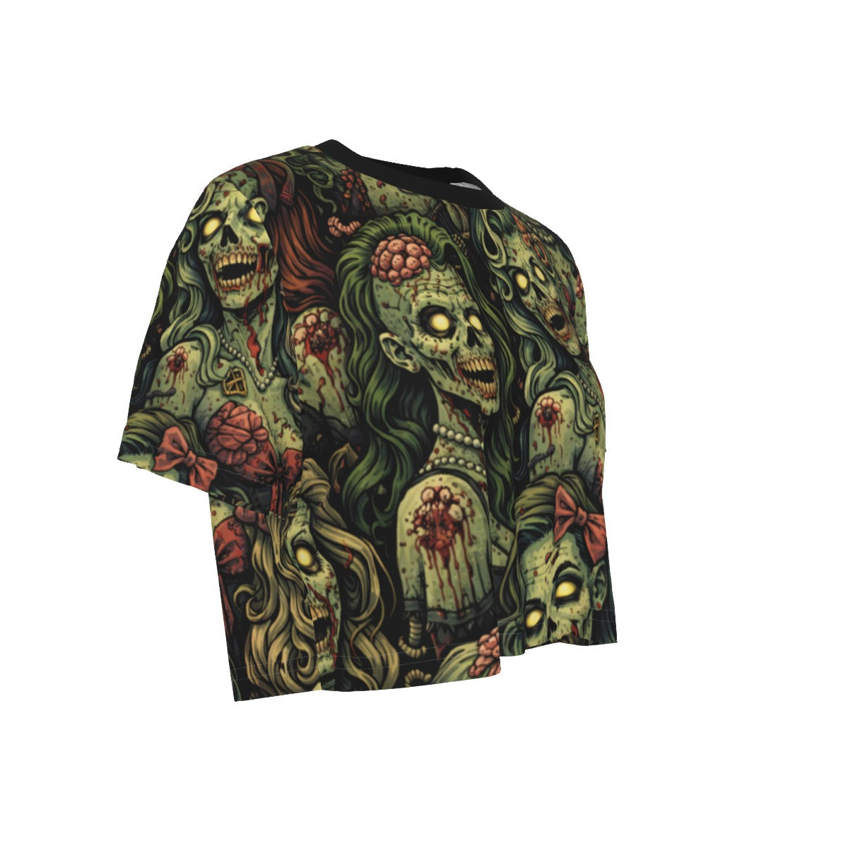 Zombie Sweethearts Cropped Tee