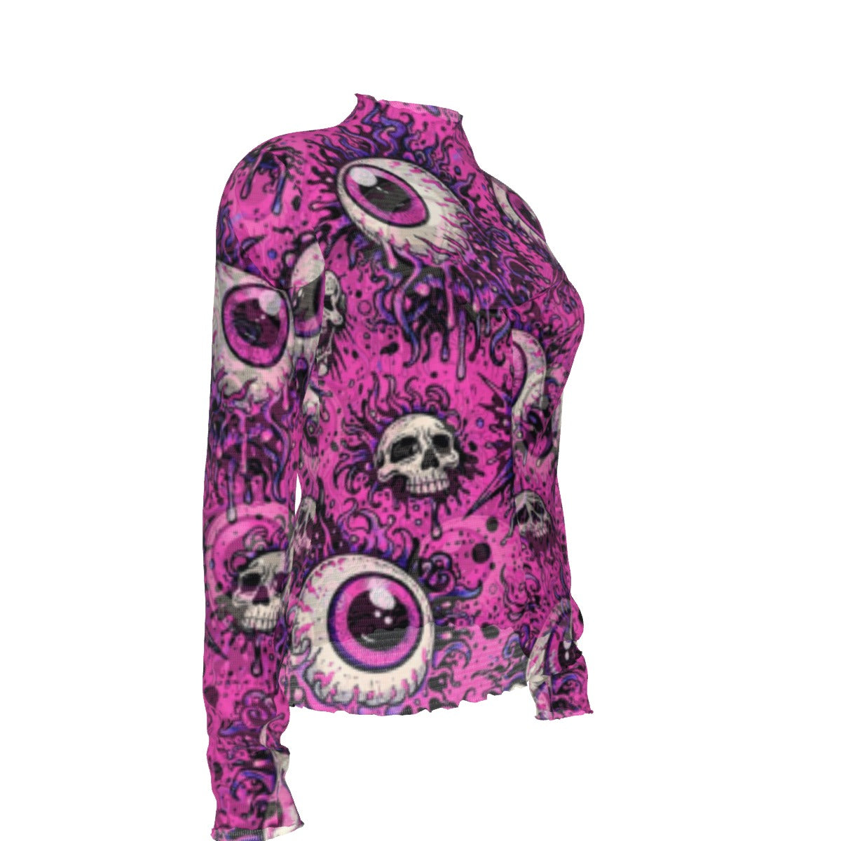 Creepshow Eyes Mesh Top