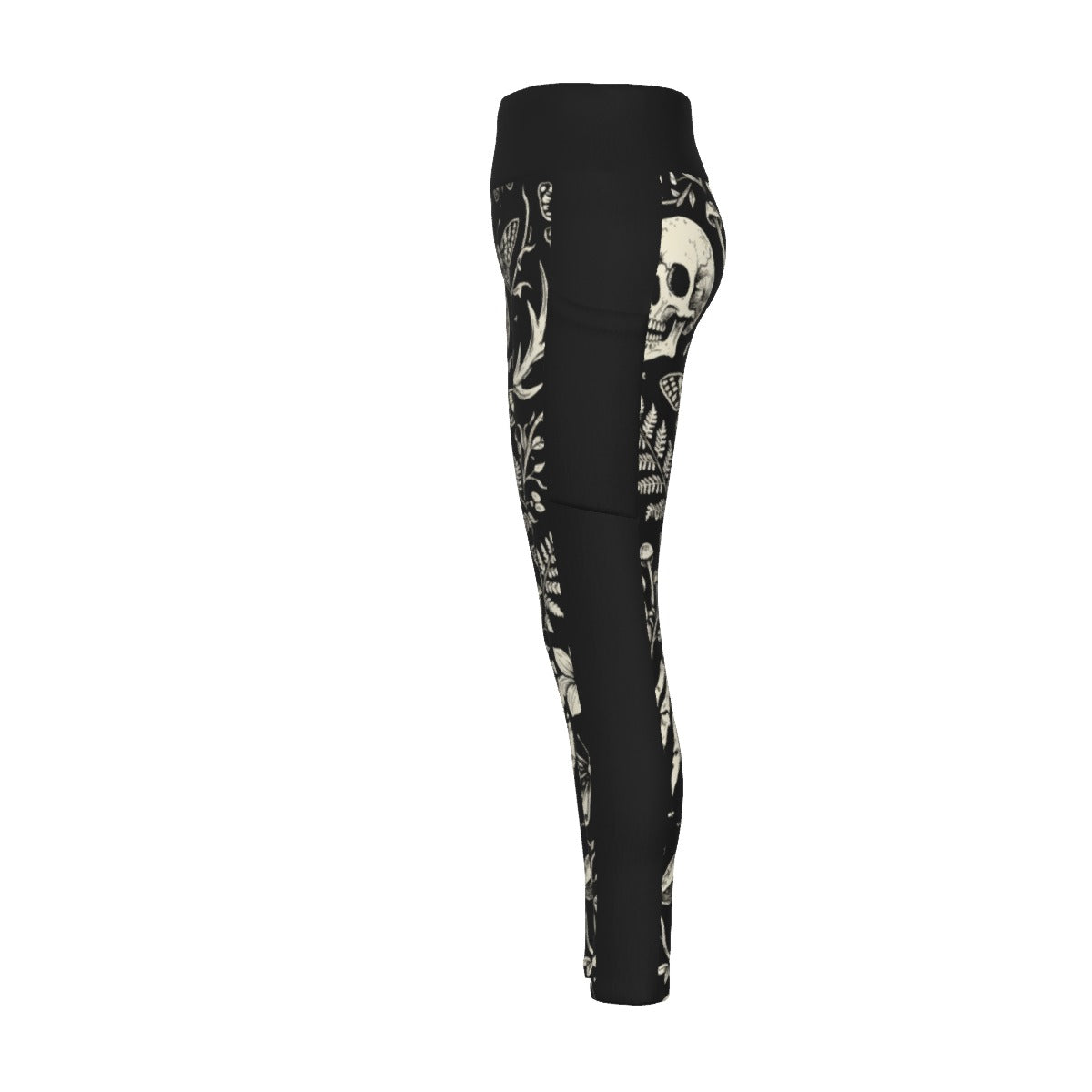 Dark Garden Side Pocket Leggings