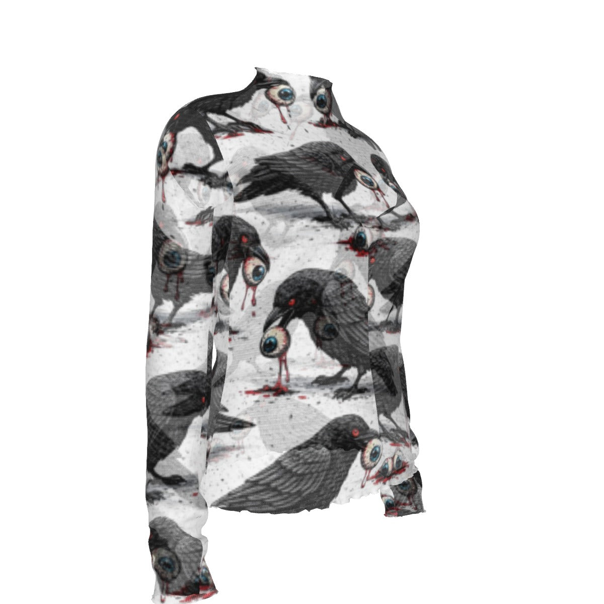 Raven Feast Mesh Top