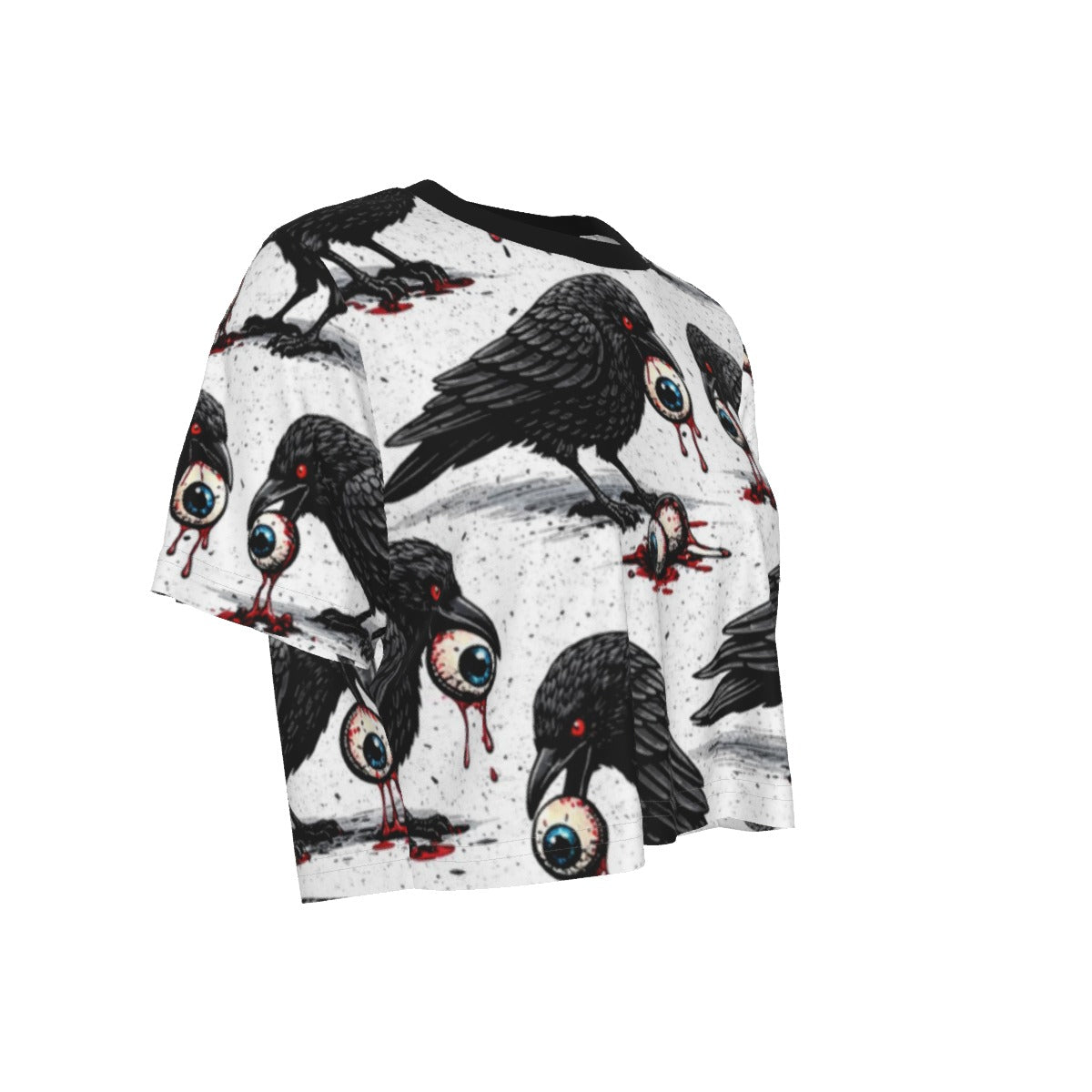 Raven Feast Cropped Tee