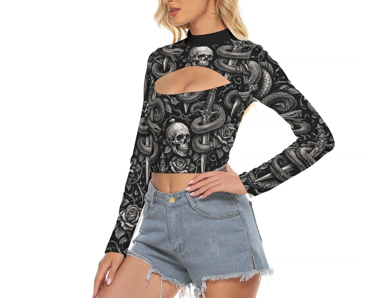 Serpent & Steel Keyhole Top