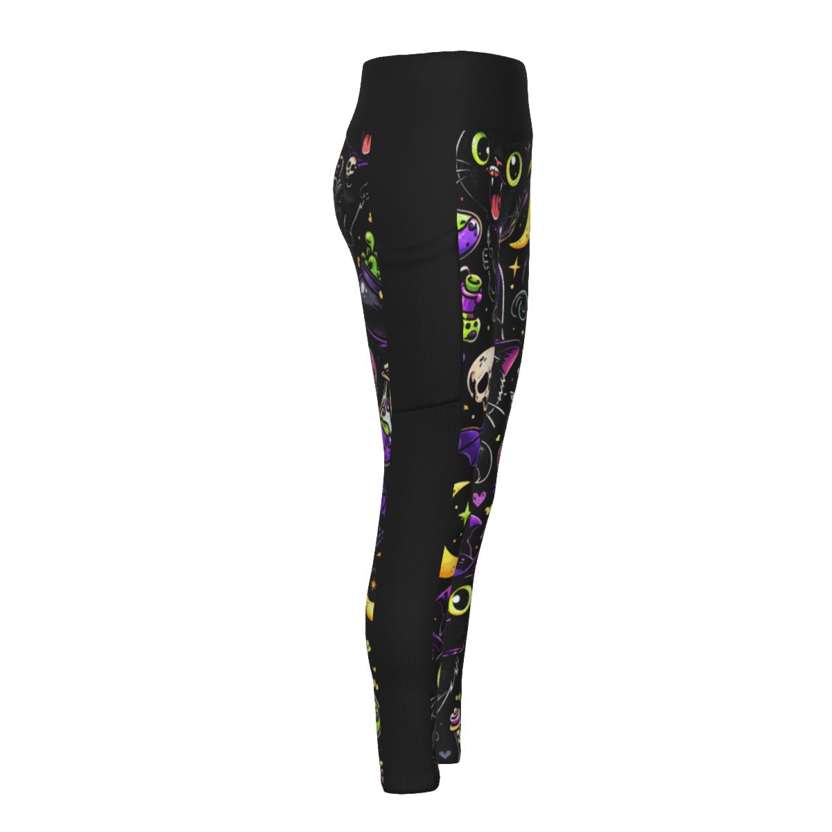 Hex Kitty Side Pocket Leggings