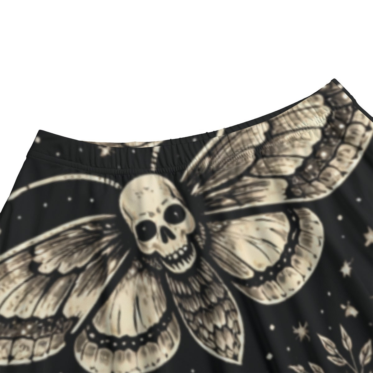 Death Moth Midi Skirt