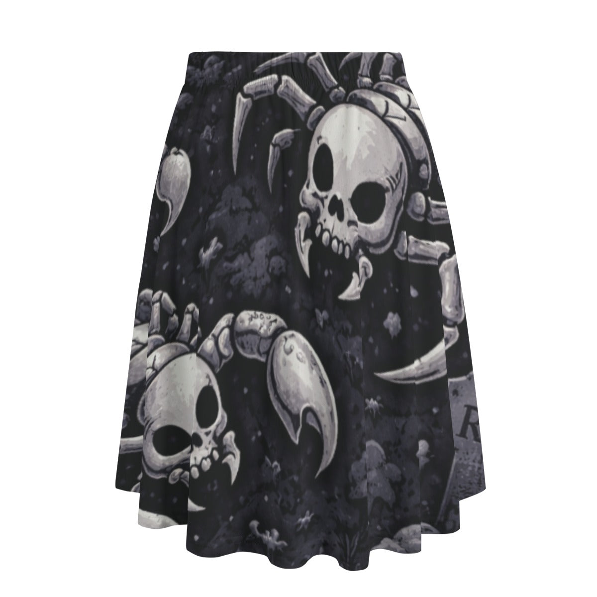 Grim Scorpions Midi Skirt