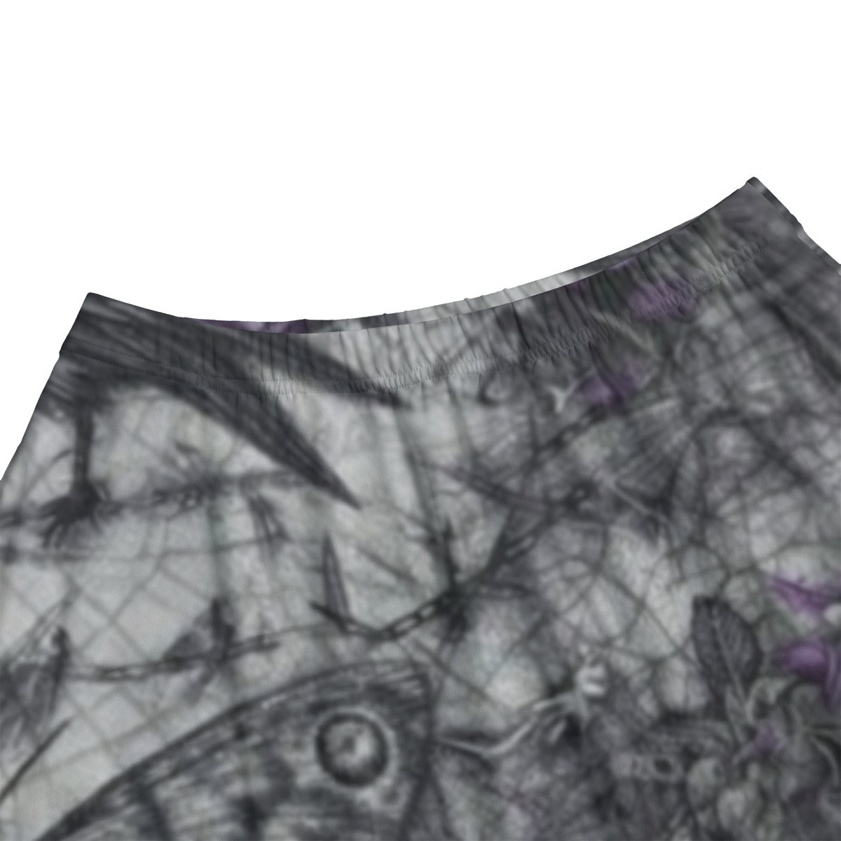 Rose Garden Cemetery Midi Skirt