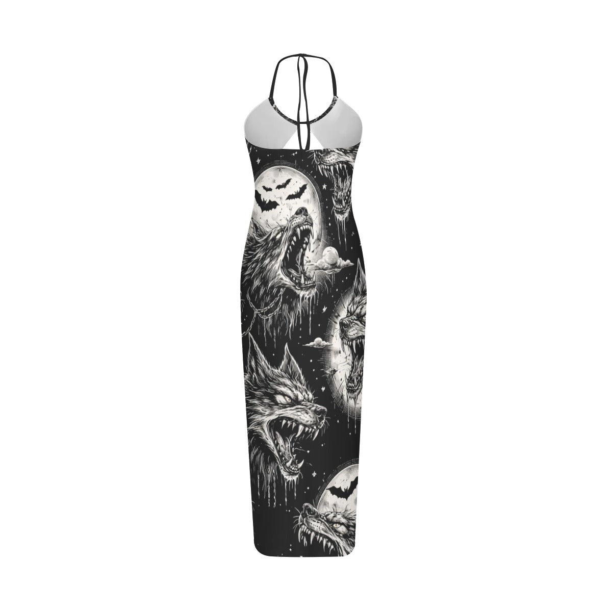 Cursed Wolves Halter Dress
