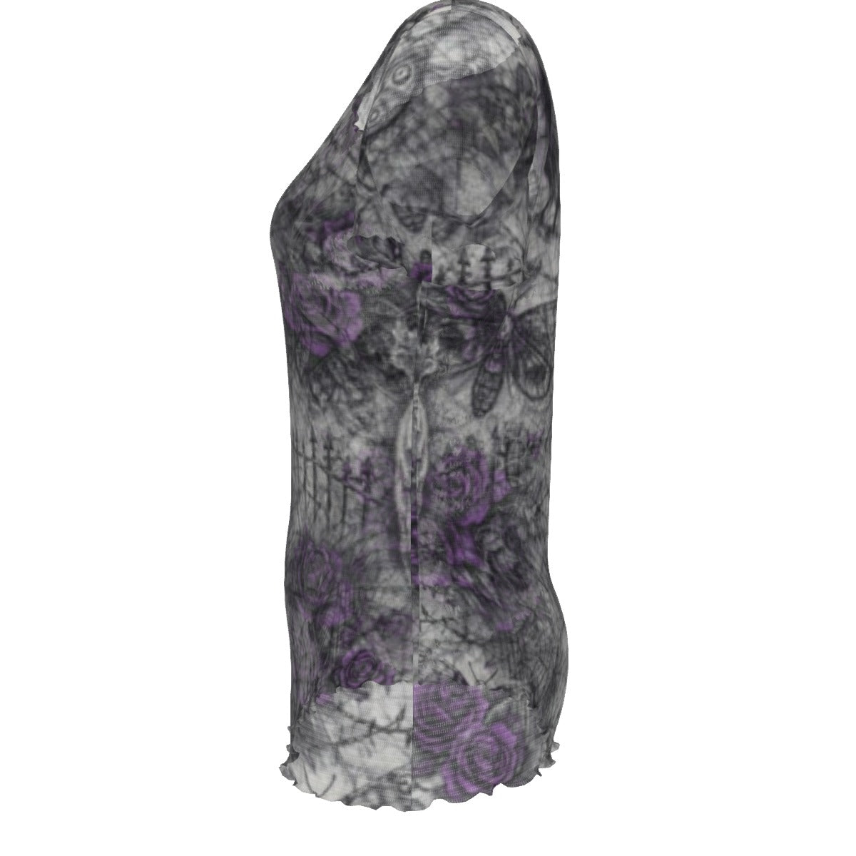 Rose Garden Cemetery Mesh Tee