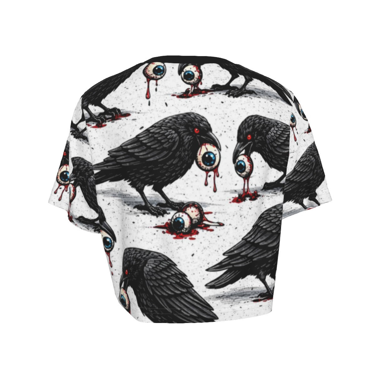 Raven Feast Cropped Tee