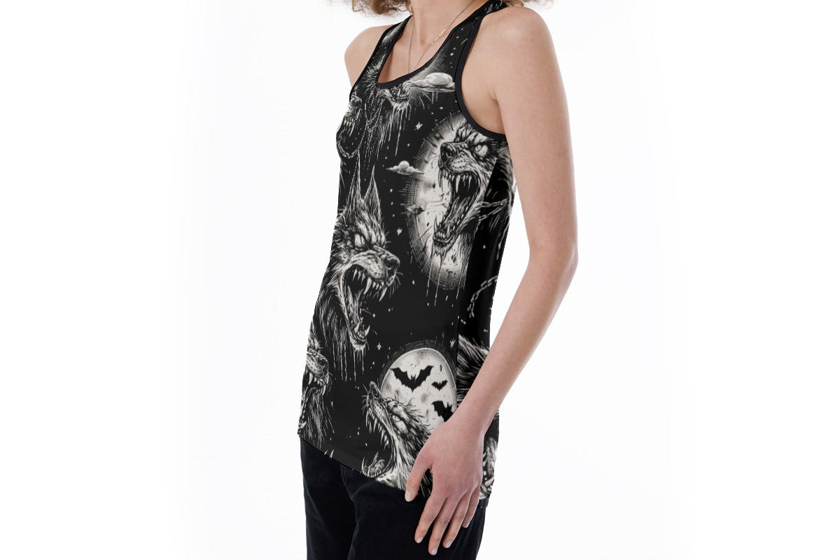 Cursed Wolves Cutout Tank