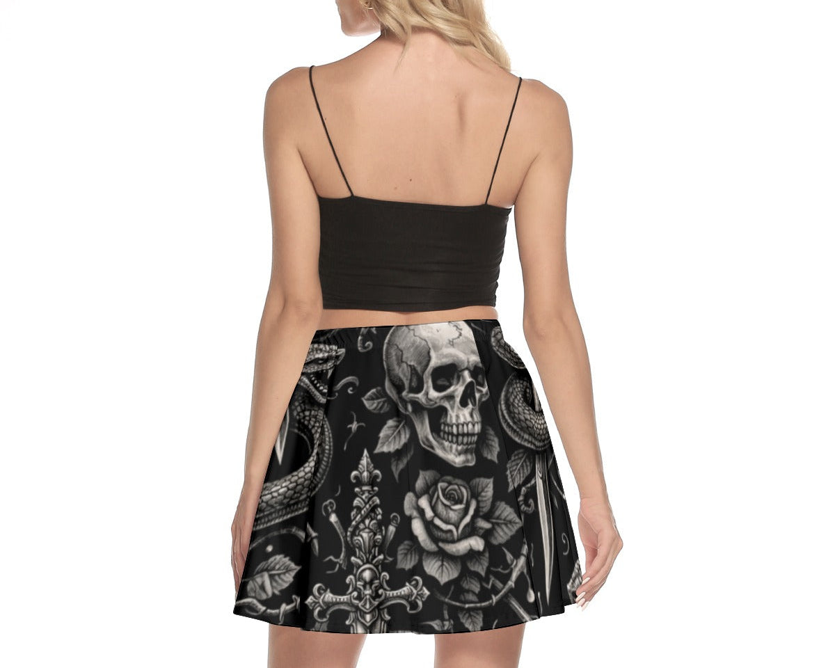 Serpent & Steel Skater Skirt