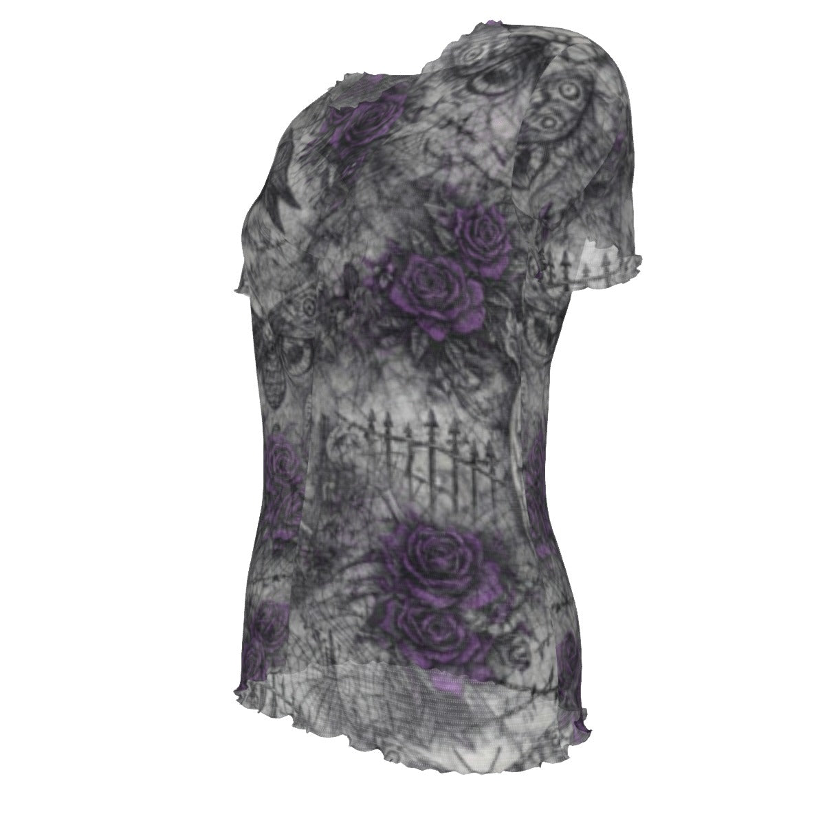 Rose Garden Cemetery Mesh Tee