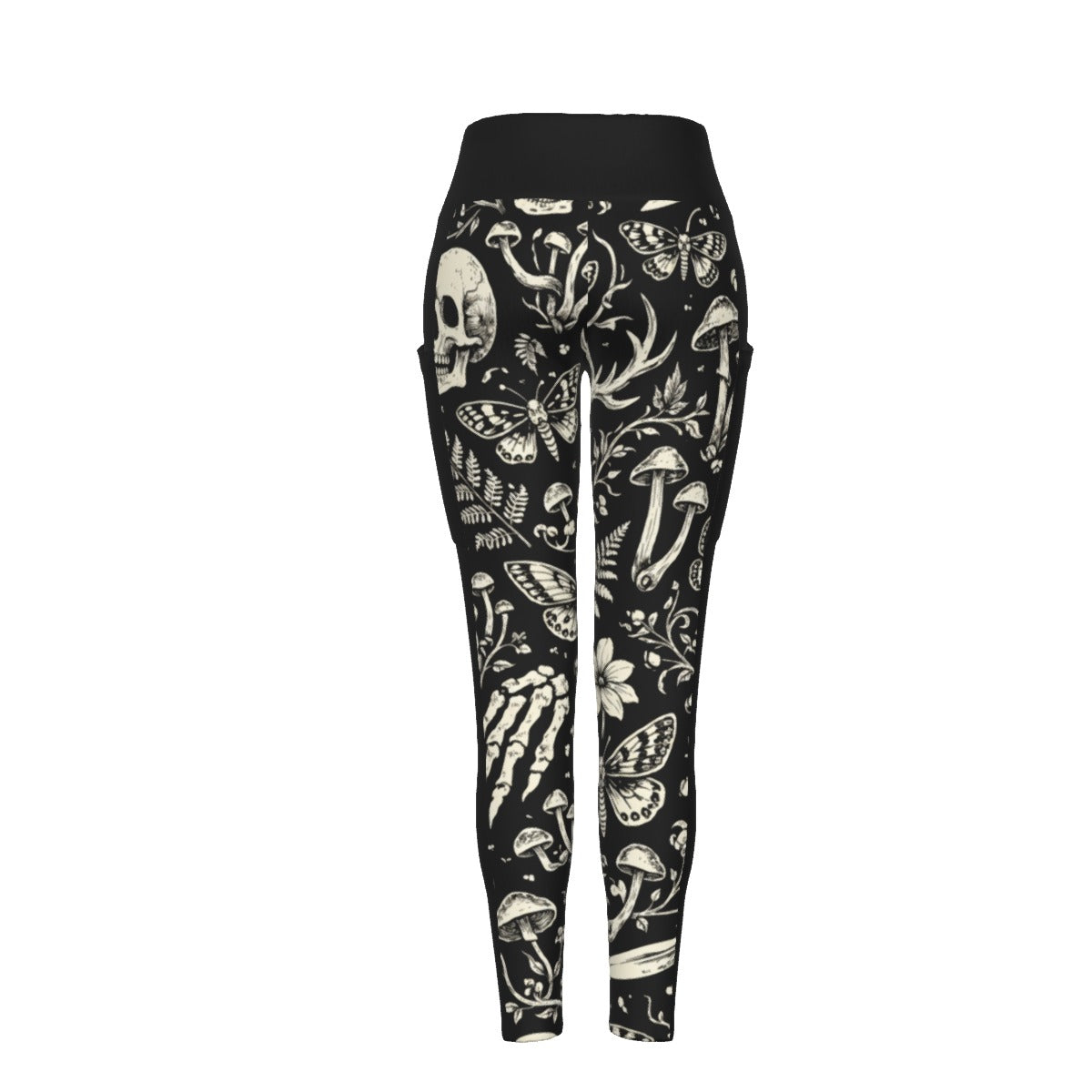 Dark Garden Side Pocket Leggings