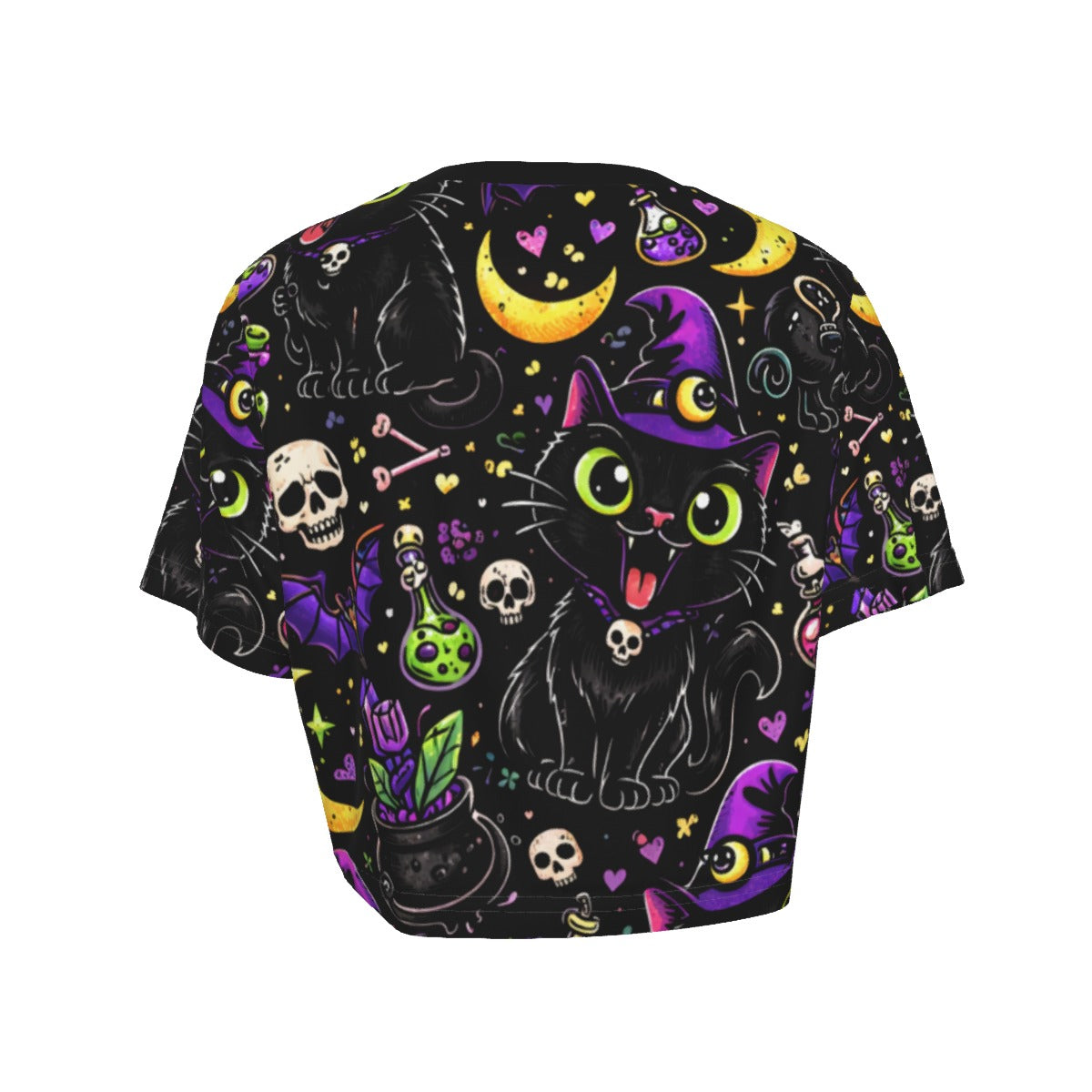 Hex Kitty Cropped Tee