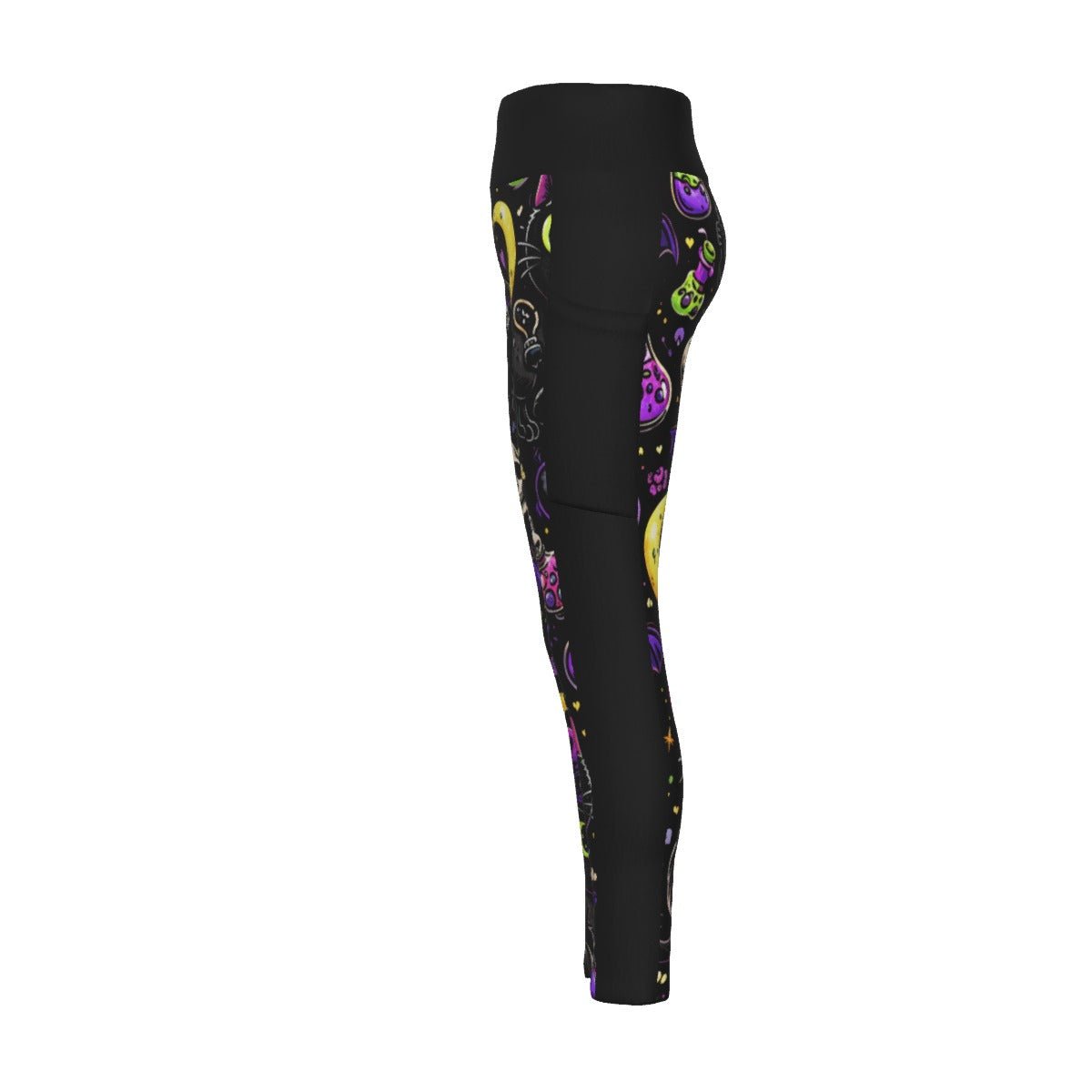 Hex Kitty Side Pocket Leggings