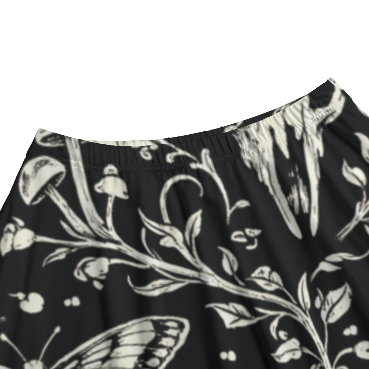 Dark Garden Midi Skirt