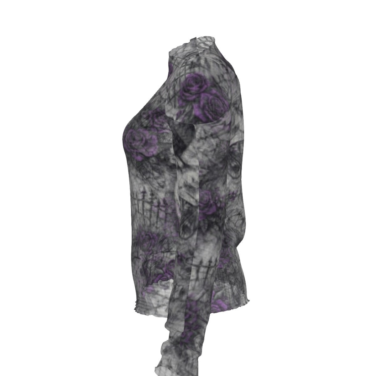 Rose Garden Cemetery Mesh Top