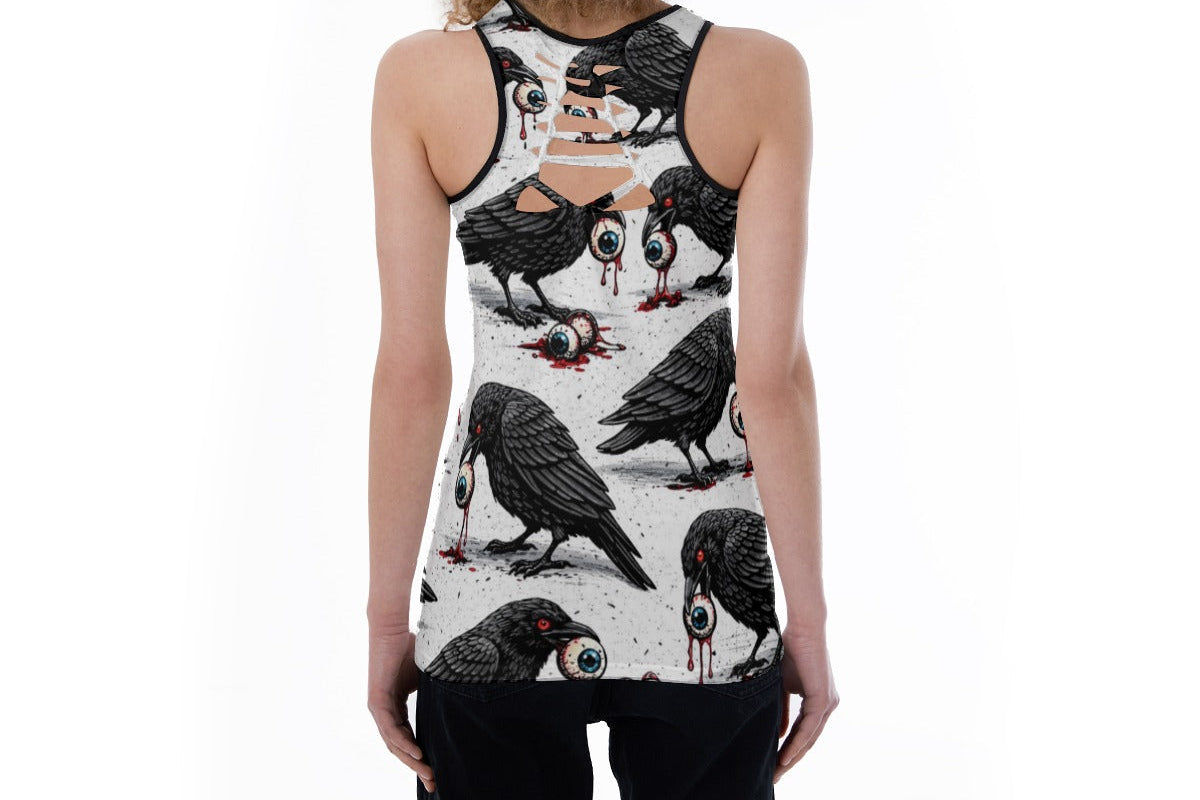 Raven Feast Cutout Tank