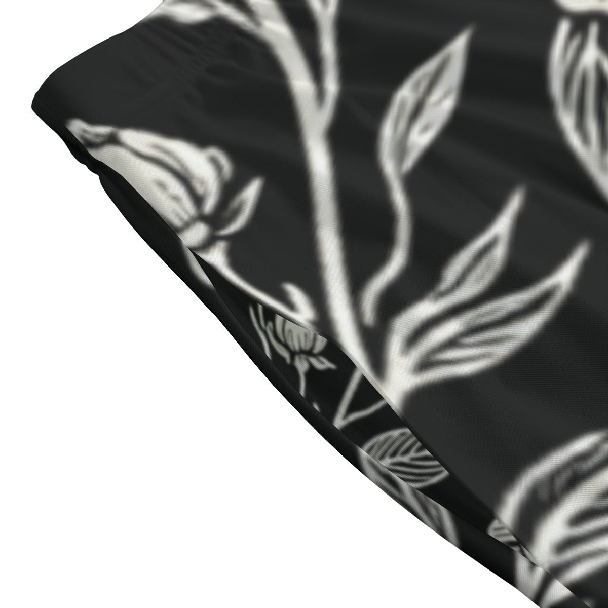 Dark Garden Skull Midi Skirt
