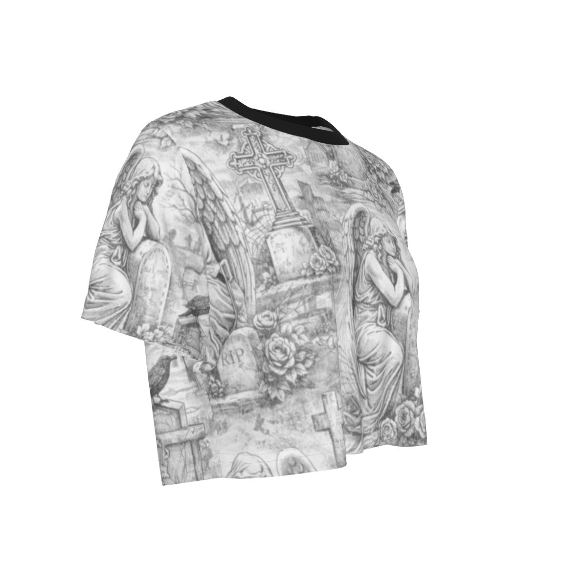 Final Rest Angels Cropped Tee
