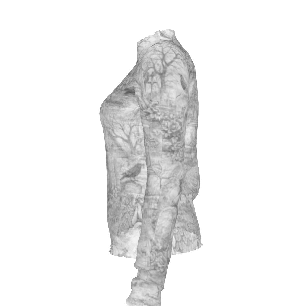 Final Rest Angels Mesh Top