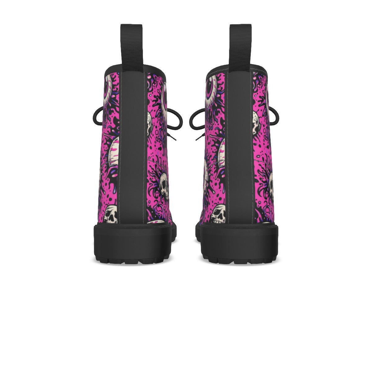 Creepshow Eyes Gothic Combat Boots