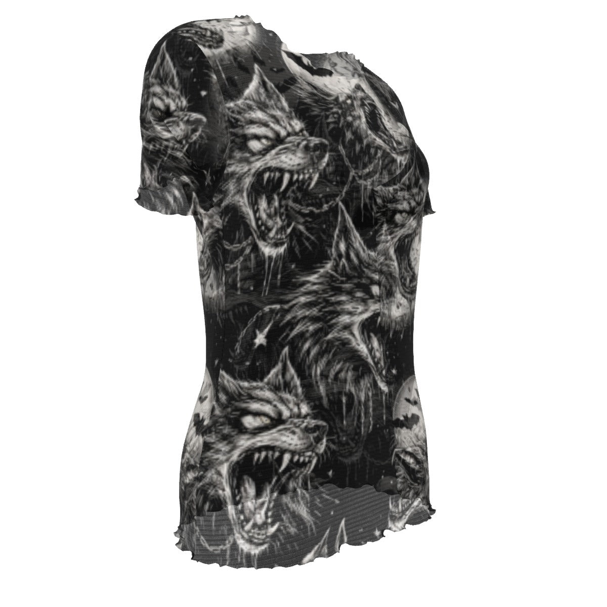 Cursed Wolves Mesh Tee
