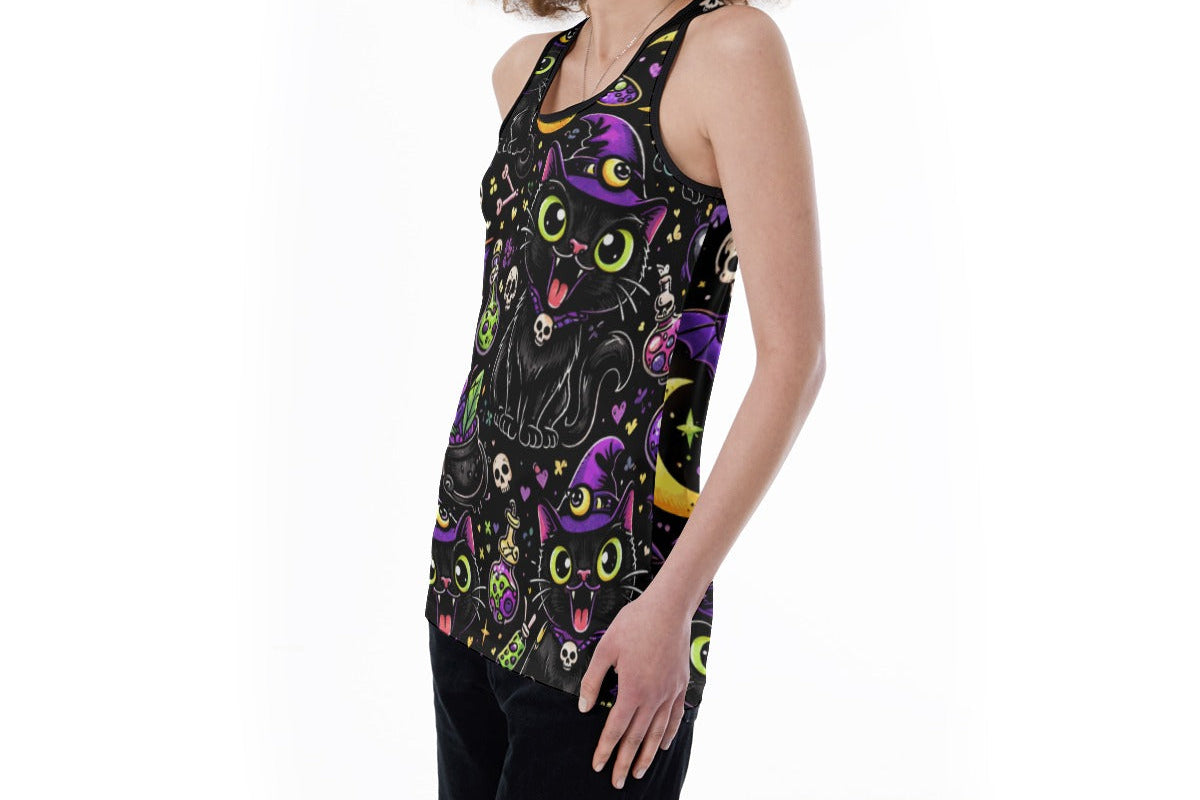 Hex Kitty Cutout Tank