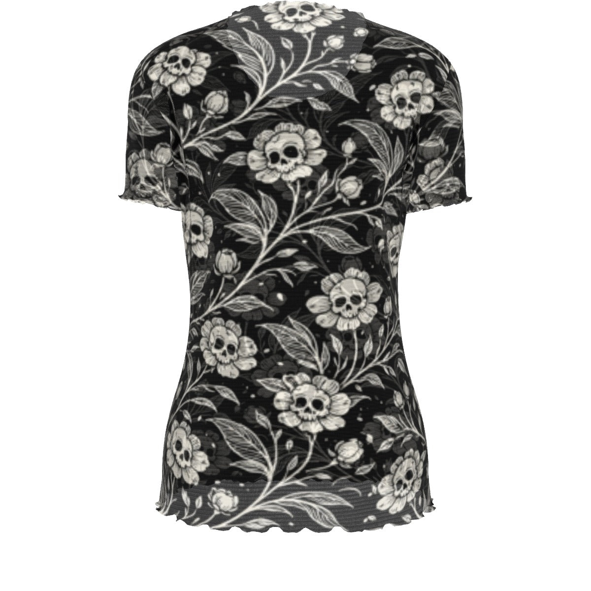 Dark Garden Skull Mesh Tee