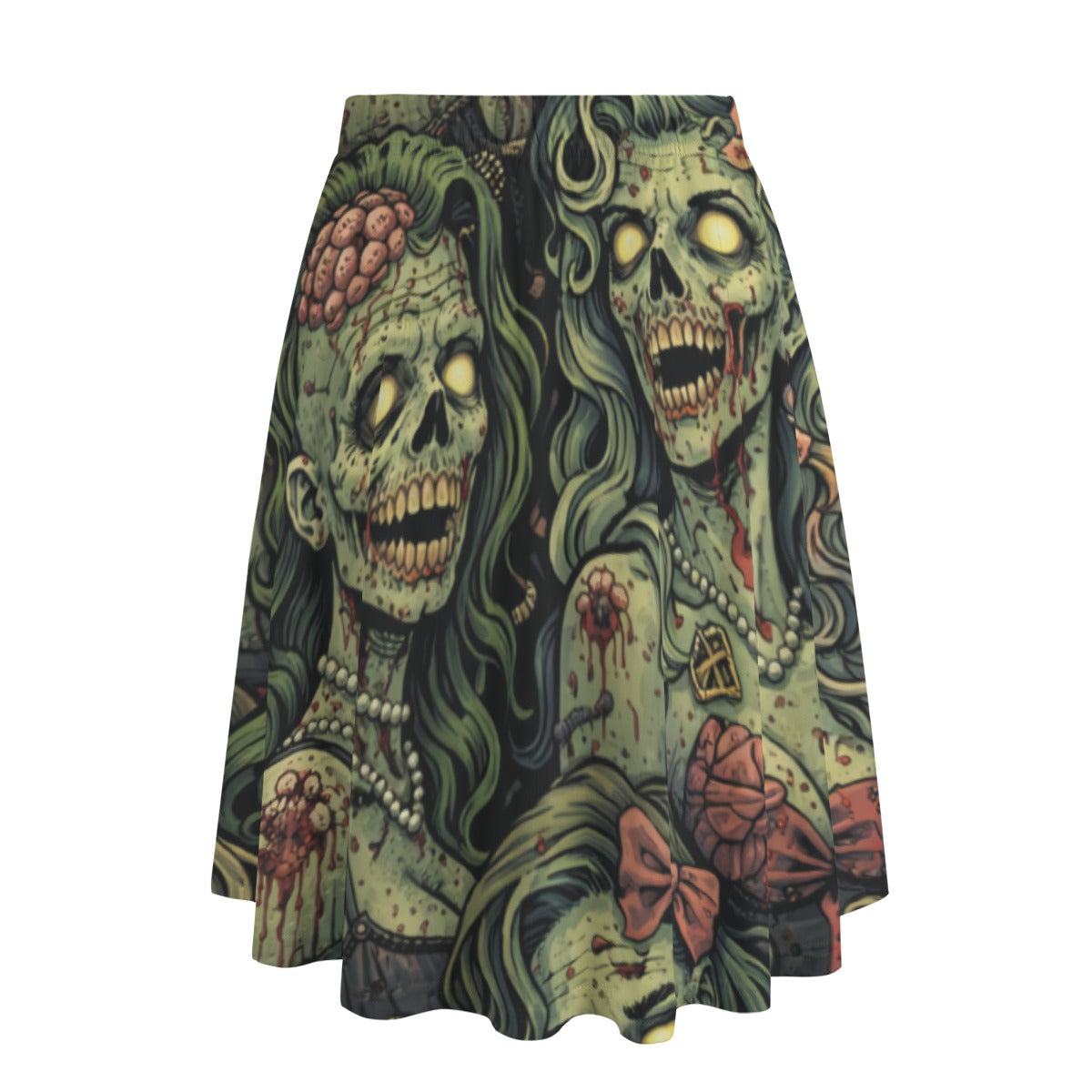 Zombie Sweethearts Midi Skirt