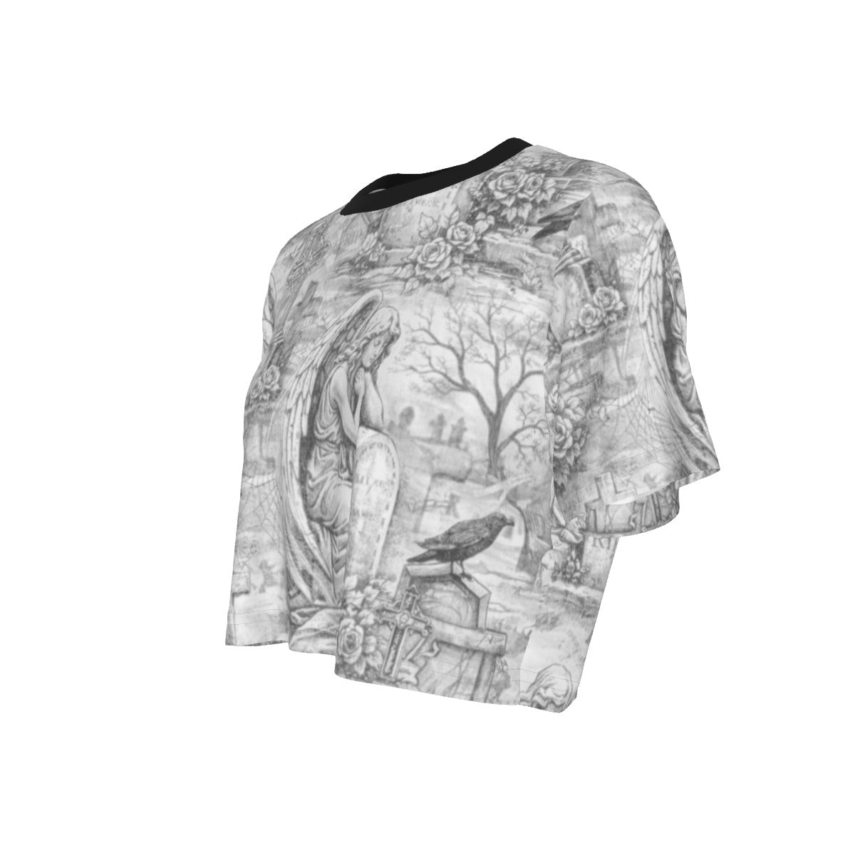 Final Rest Angels Cropped Tee