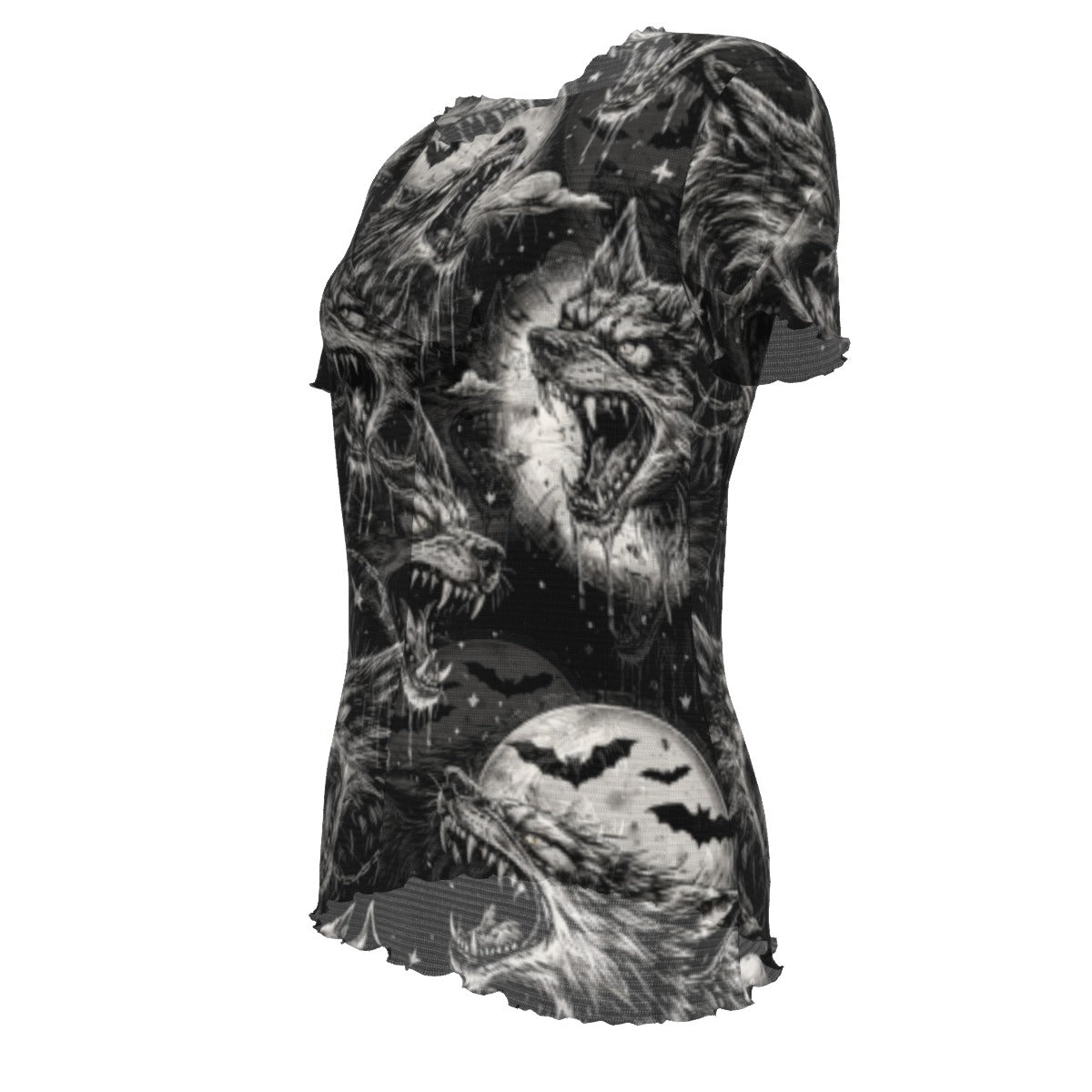 Cursed Wolves Mesh Tee