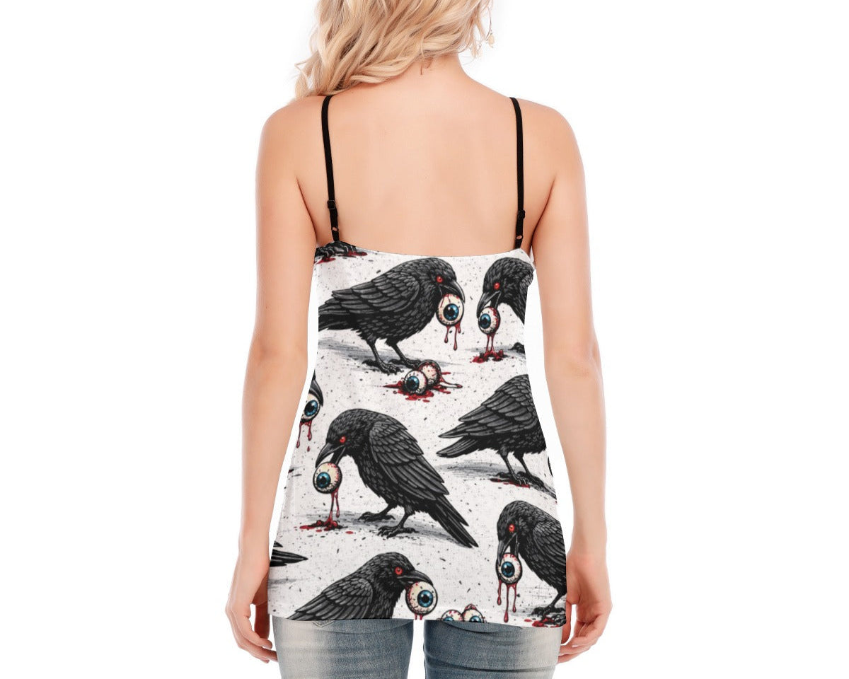 Raven Feast Lace-up Tank