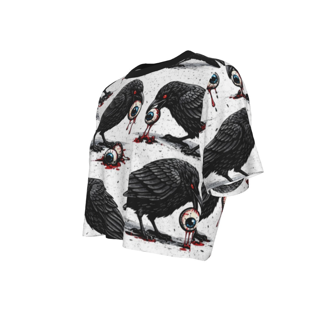 Raven Feast Cropped Tee