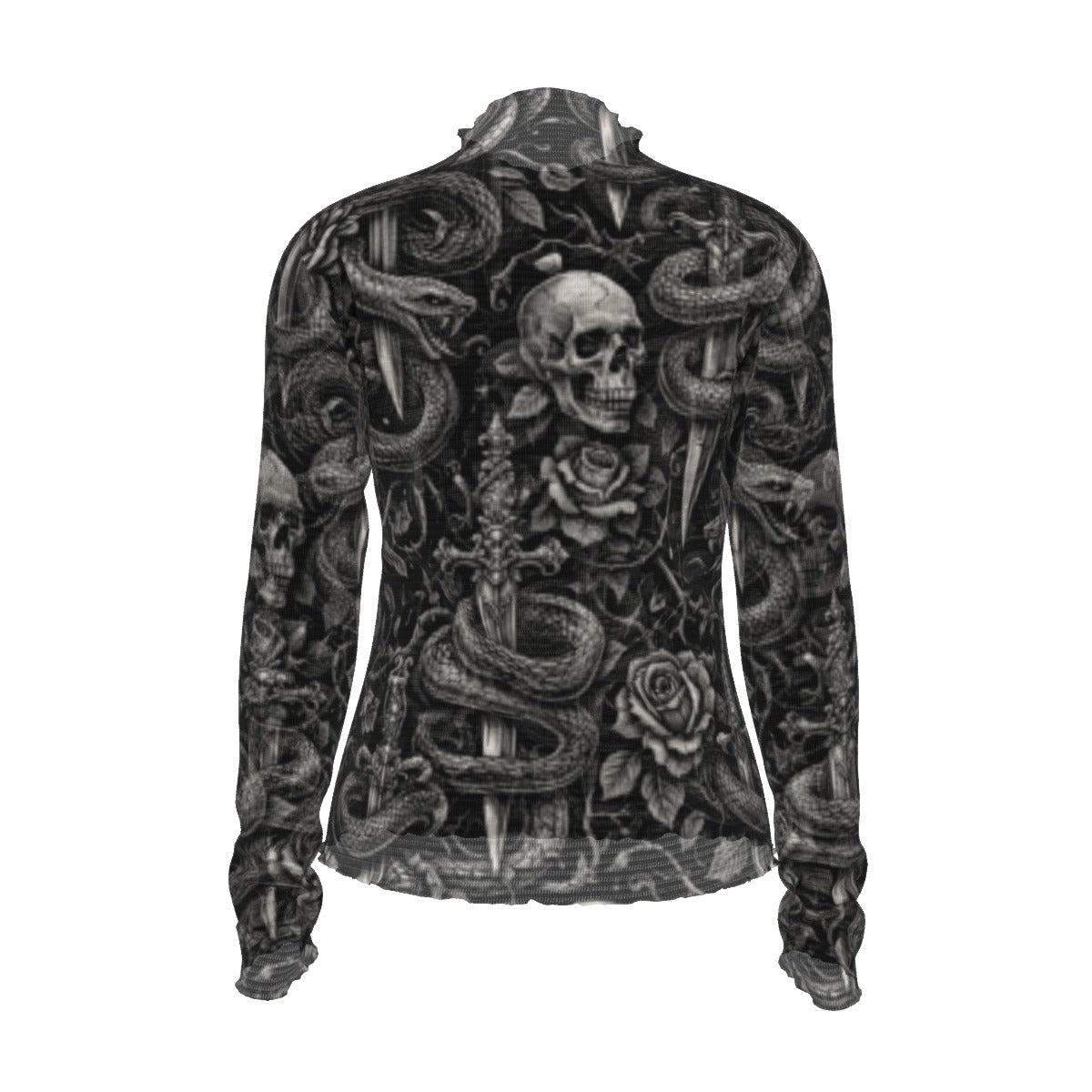 Serpent & Steel Mesh Top