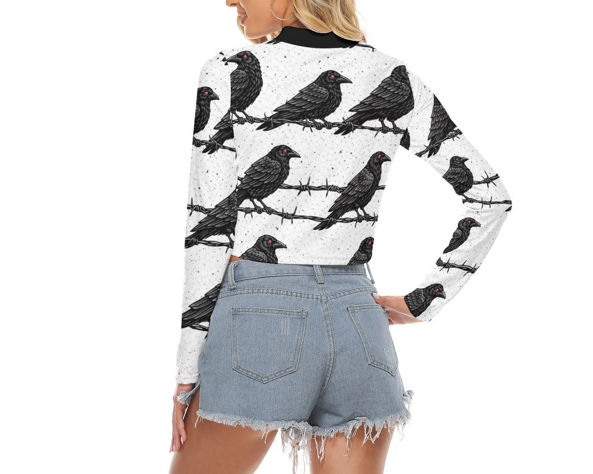 Raven Keyhole Top