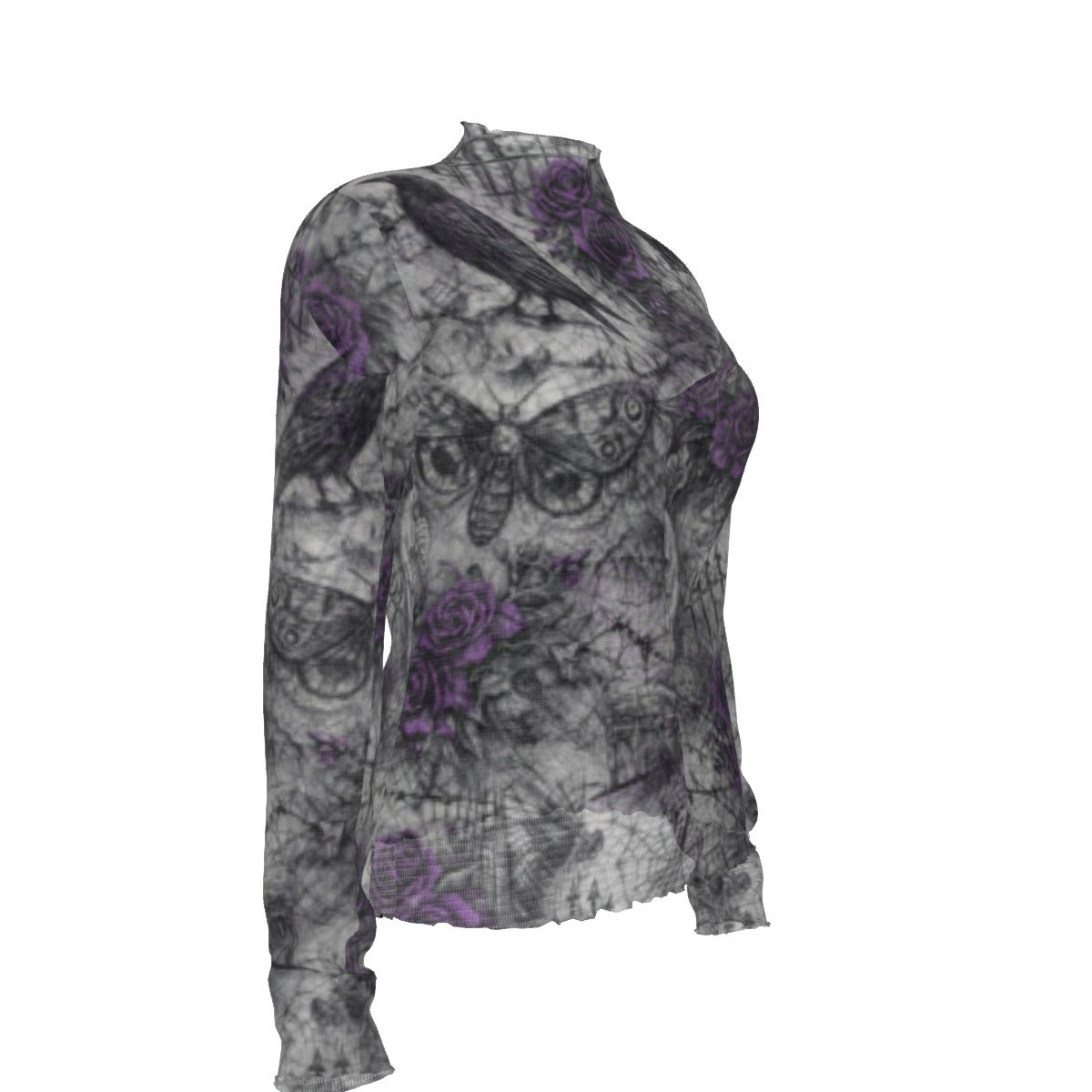 Rose Garden Cemetery Mesh Top