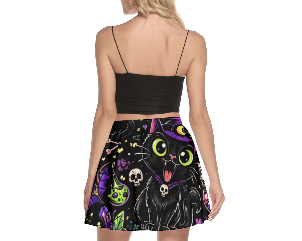 Hex Kitty Skater Skirt