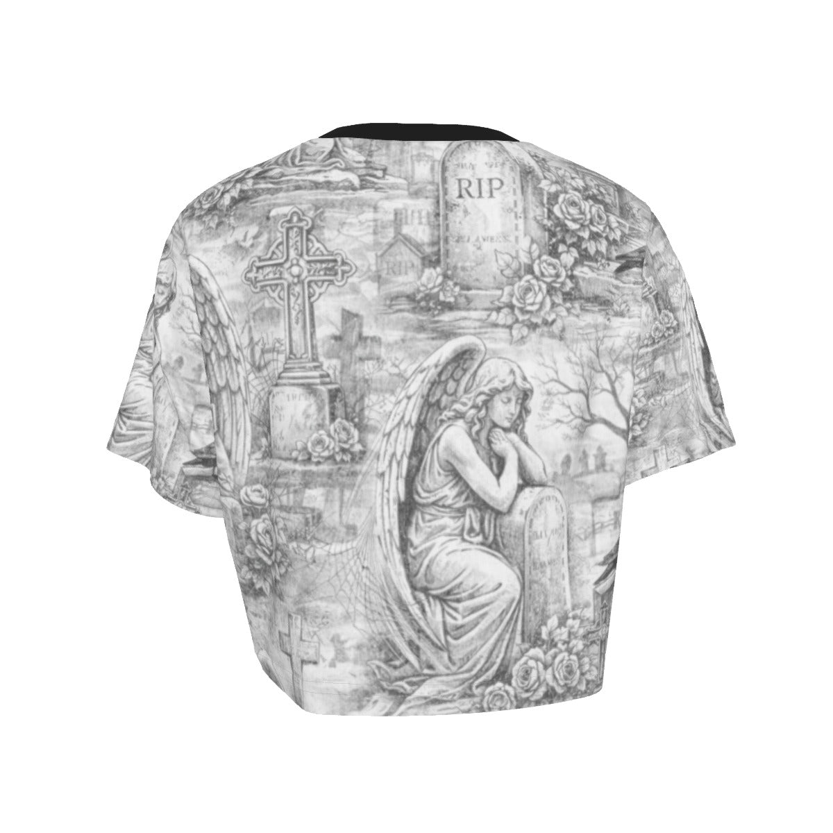 Final Rest Angels Cropped Tee