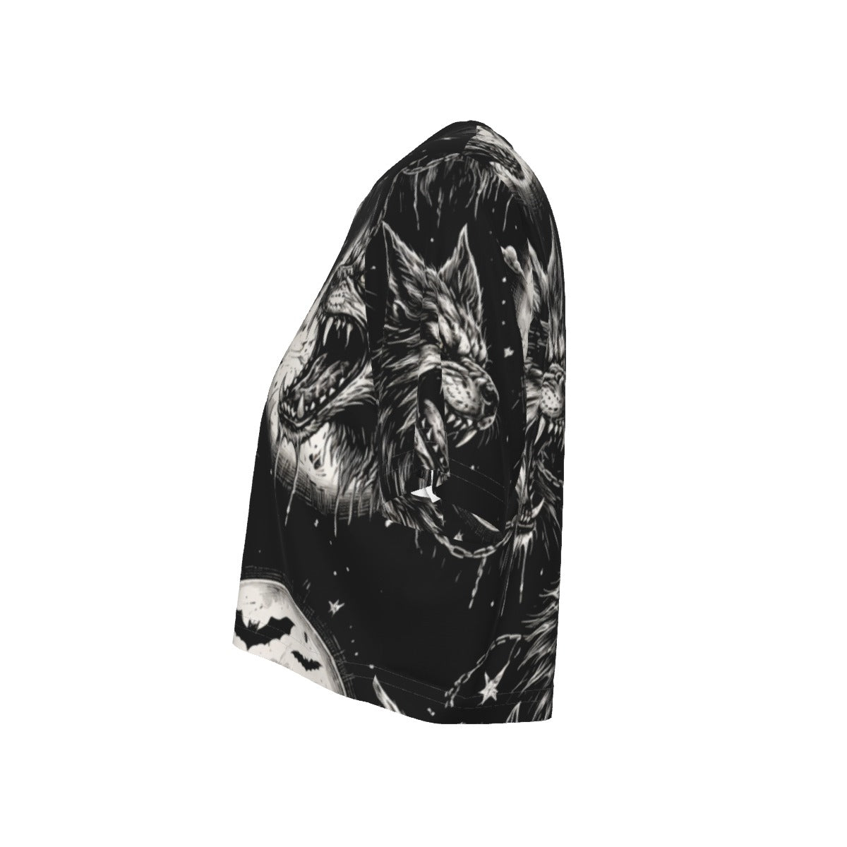 Cursed Wolves Cropped Tee