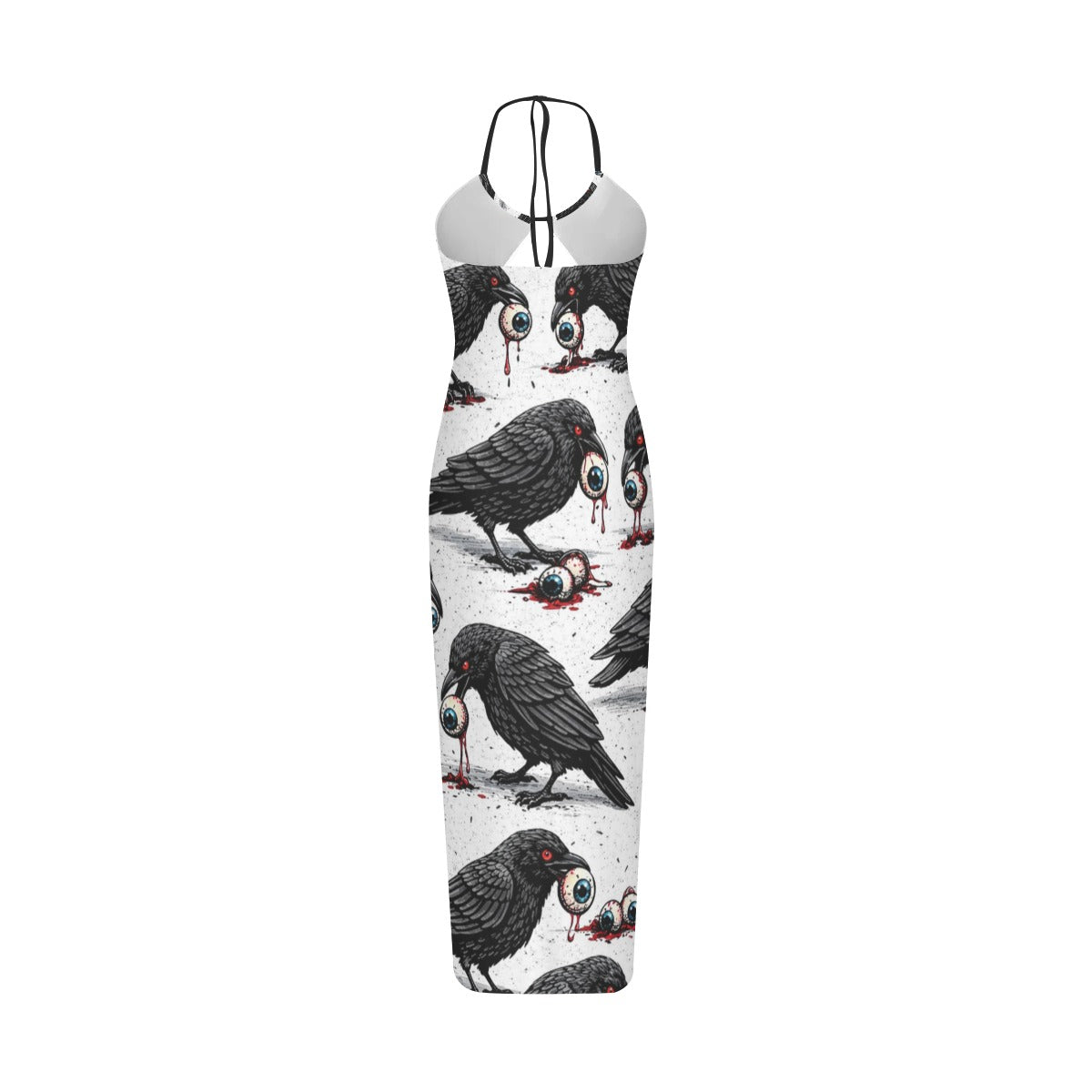 Raven Feast Halter Dress