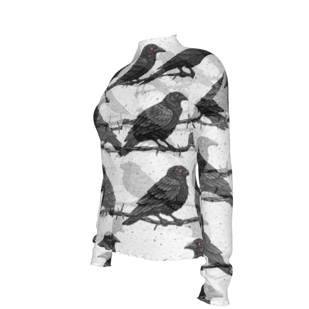 Raven Mesh Top
