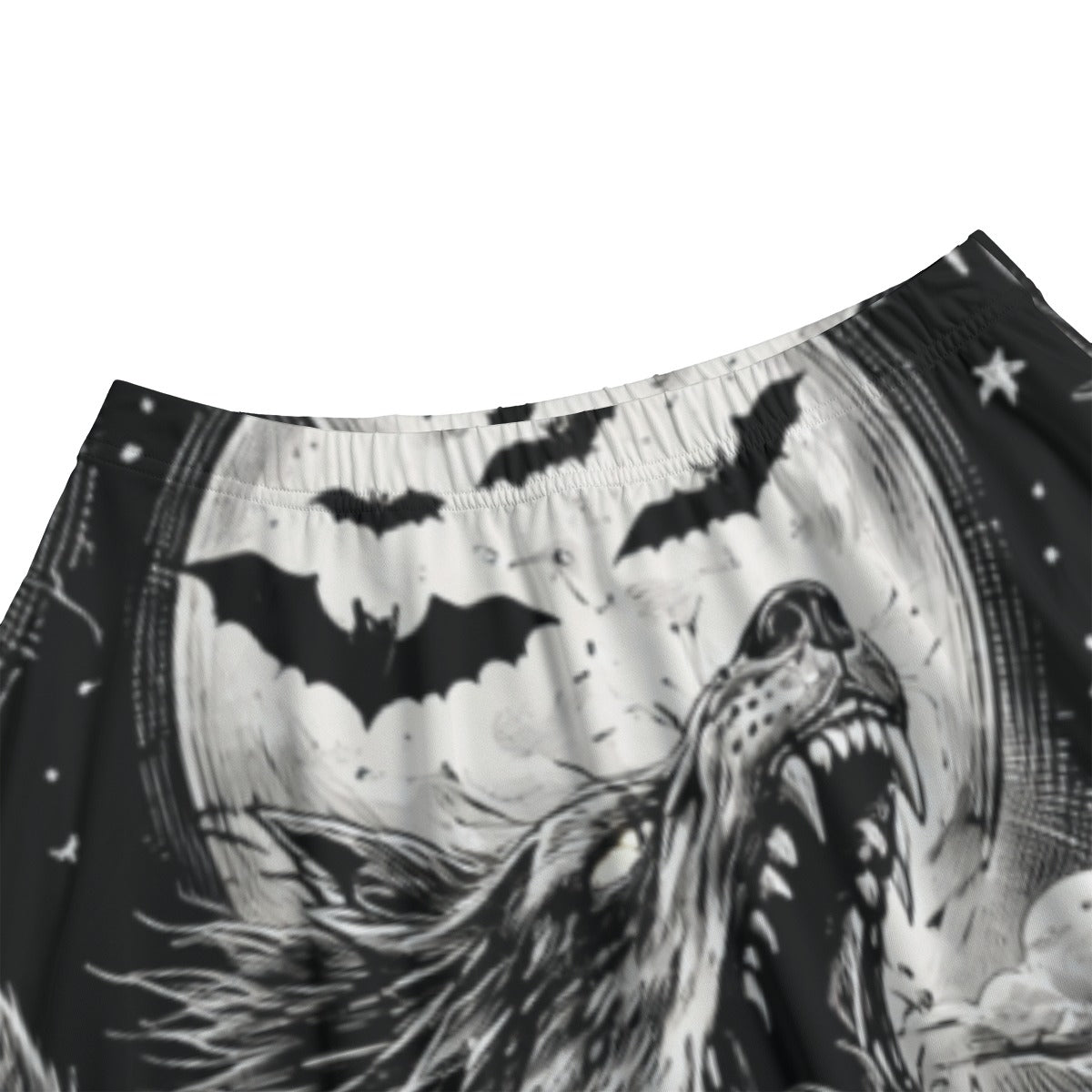 Cursed Wolves Midi Skirt