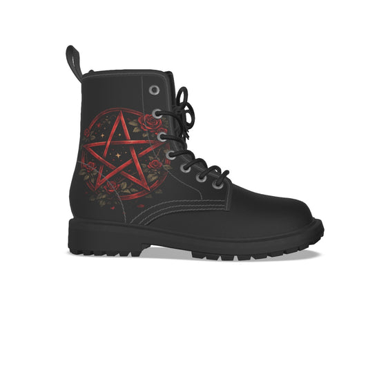 Rose Ritual Gothic Combat Boots