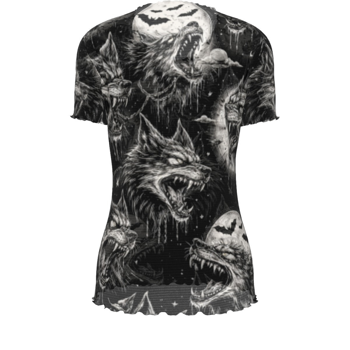 Cursed Wolves Mesh Tee