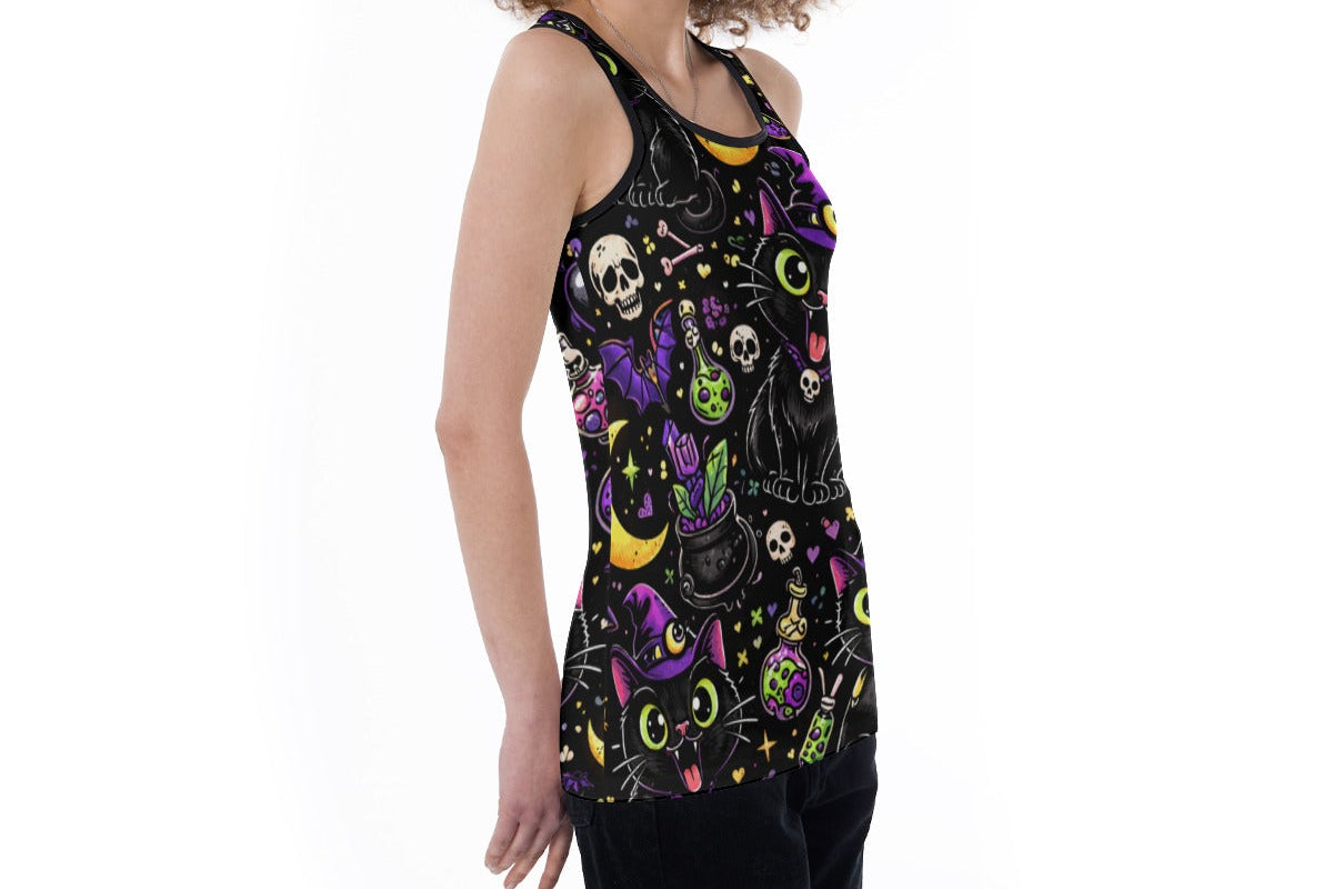 Hex Kitty Cutout Tank