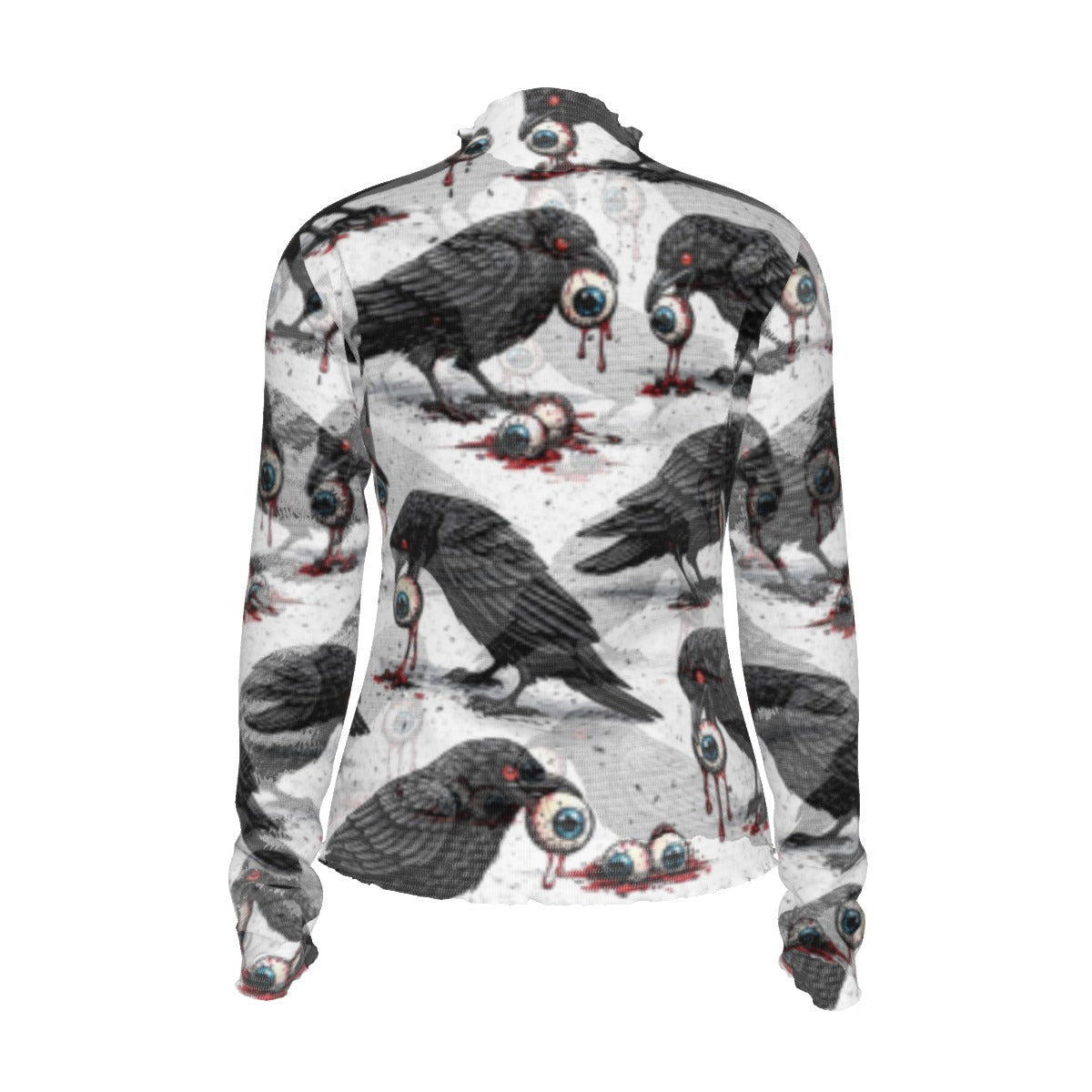 Raven Feast Mesh Top